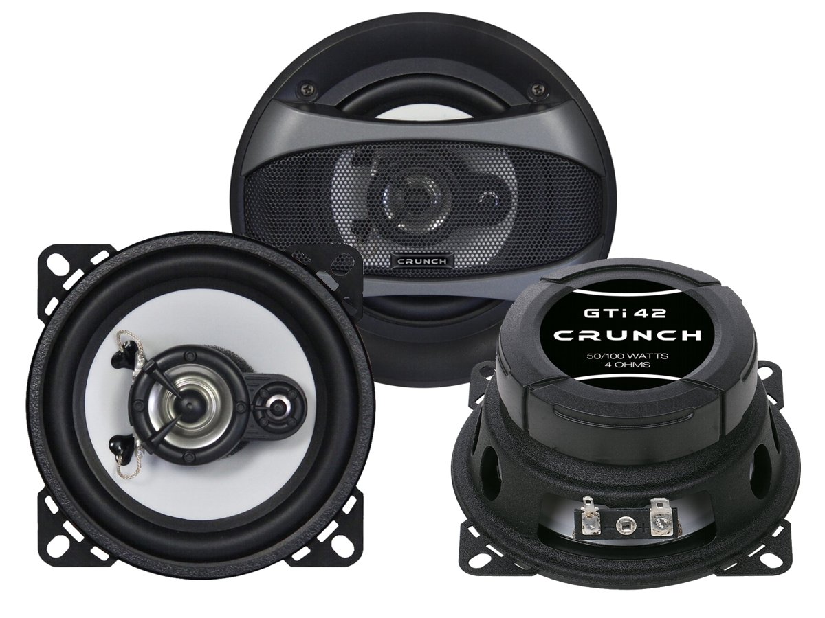 Crunch GTI42 - dvoupásmové reproduktory, průměr 100 mm, výkon 50 W RMS