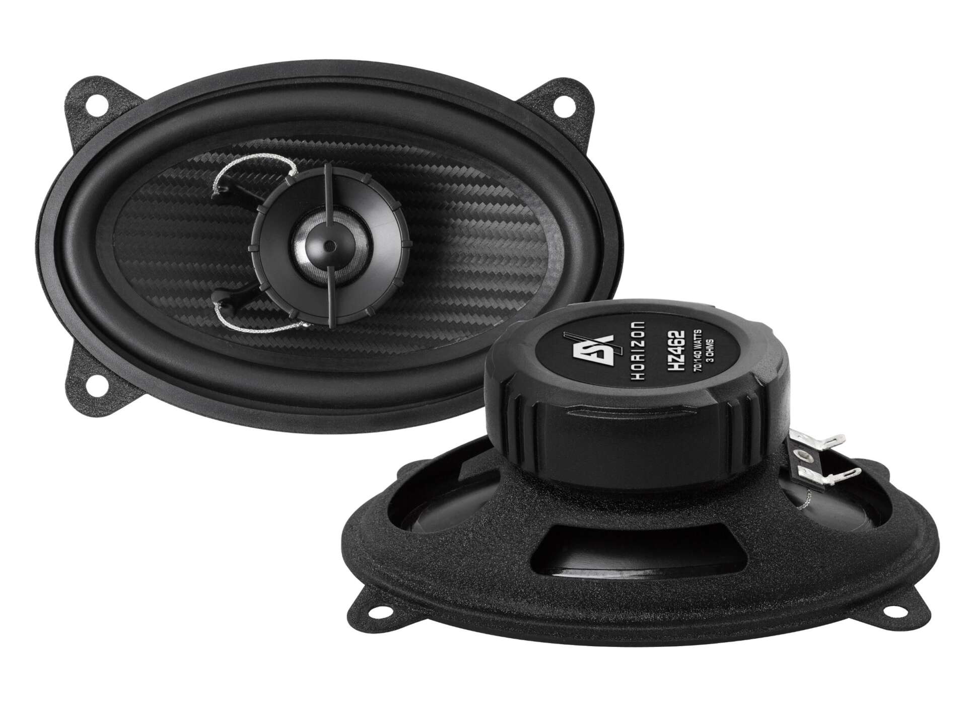 ESX HZ462 - kahesuunalised kõlarid, suurus 4x6 tolli, RMS võimsus 70 vatti, takistus 3 oomi