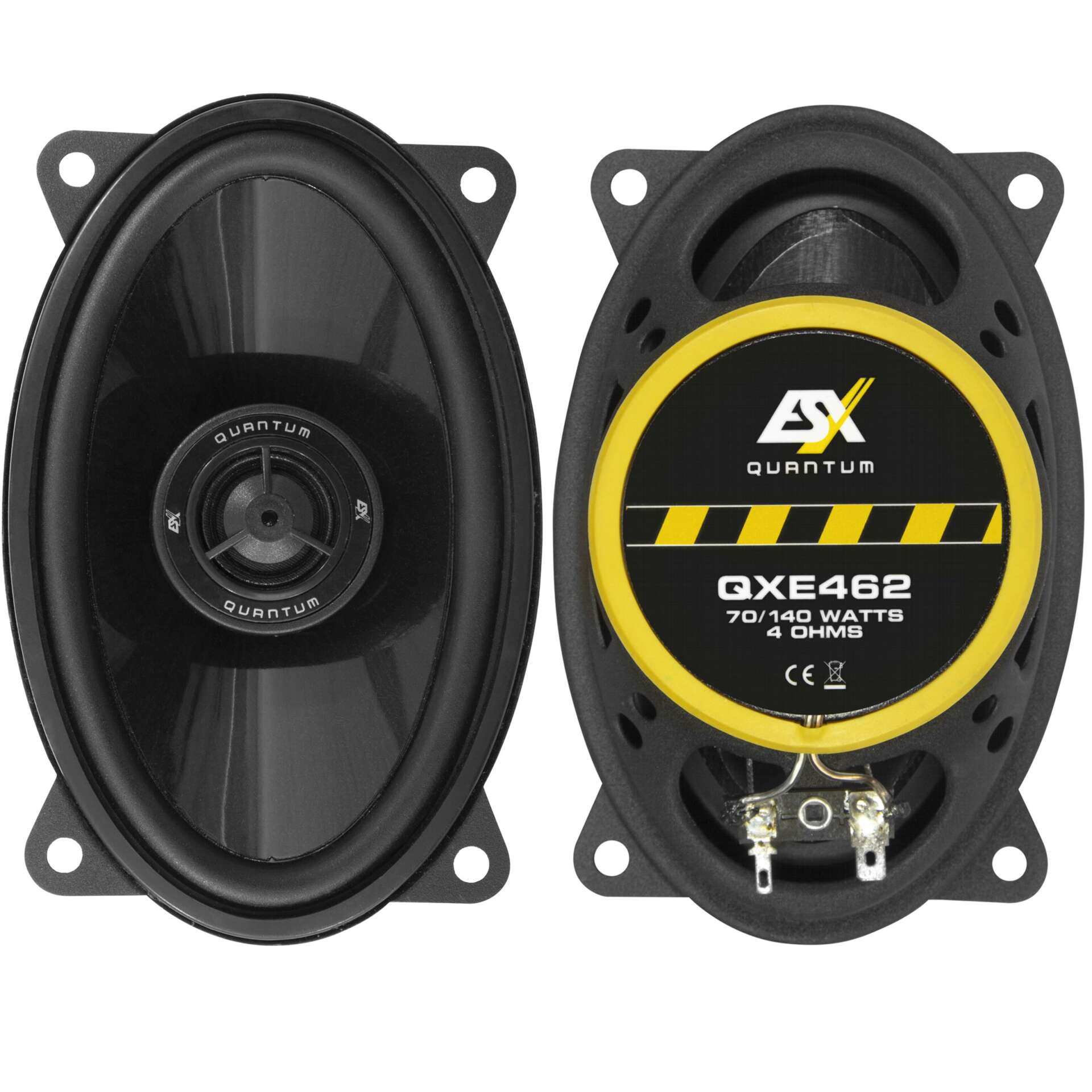 ESX QXE462 - two-way speakers, size 4x6 inches, RMS power 70 Watts